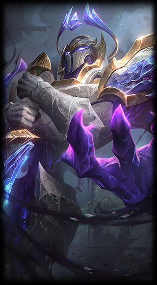 Corrupted Petricite Xerath loading screen art