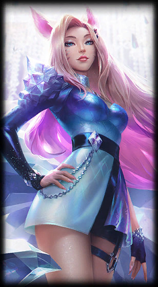 K/DA ALL OUT Ahri splash art