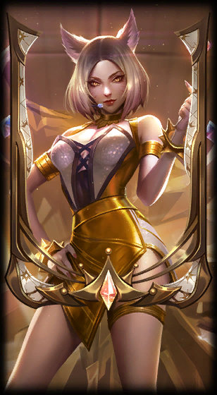 Prestige K/DA Ahri (2022) splash art