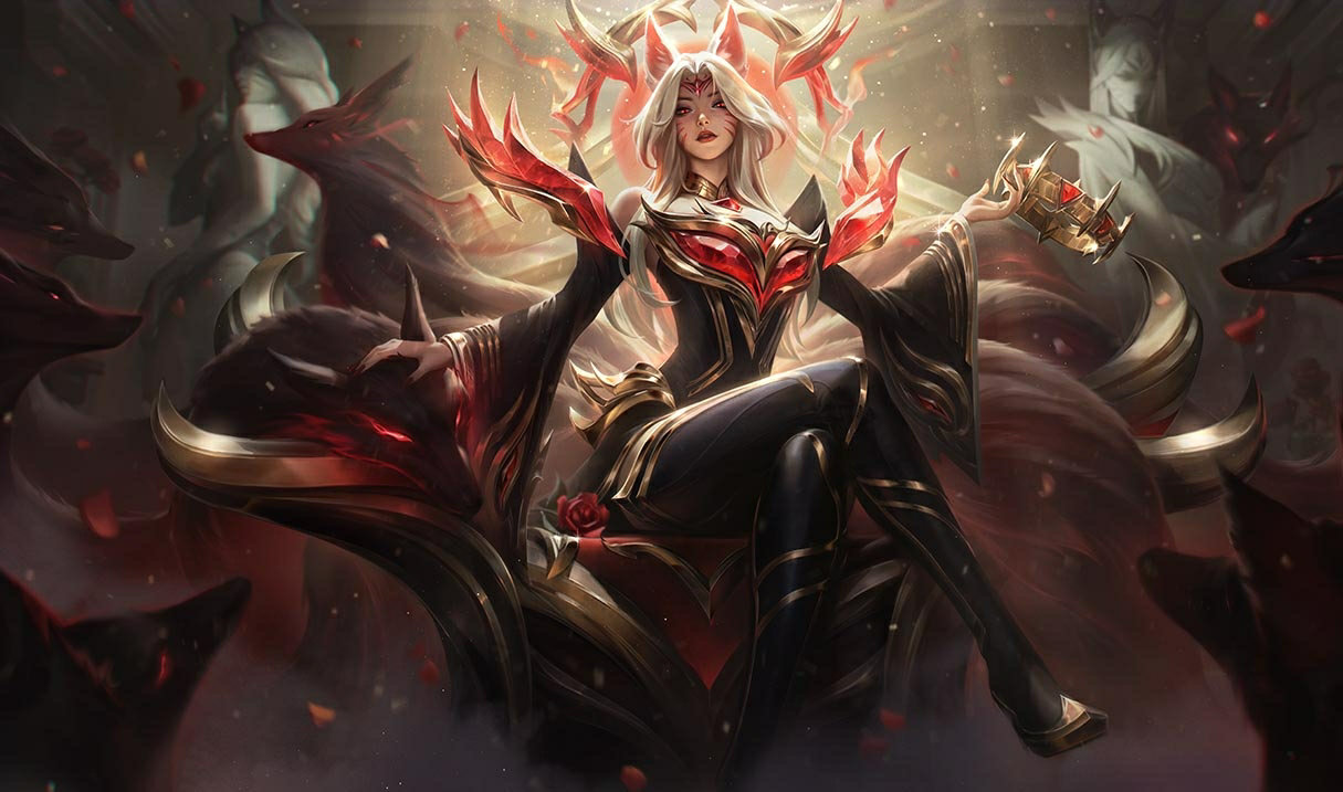 Immortalized Legend Ahri splash art