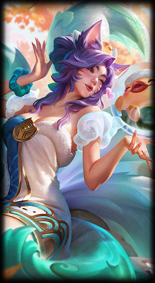 Spirit Blossom Springs Ahri splash art