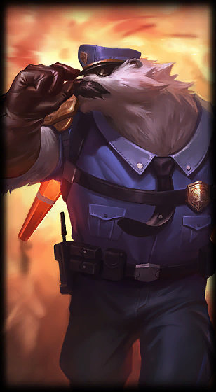 Captain Volibear loading screen art