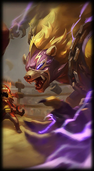 El Rayo Volibear loading screen art