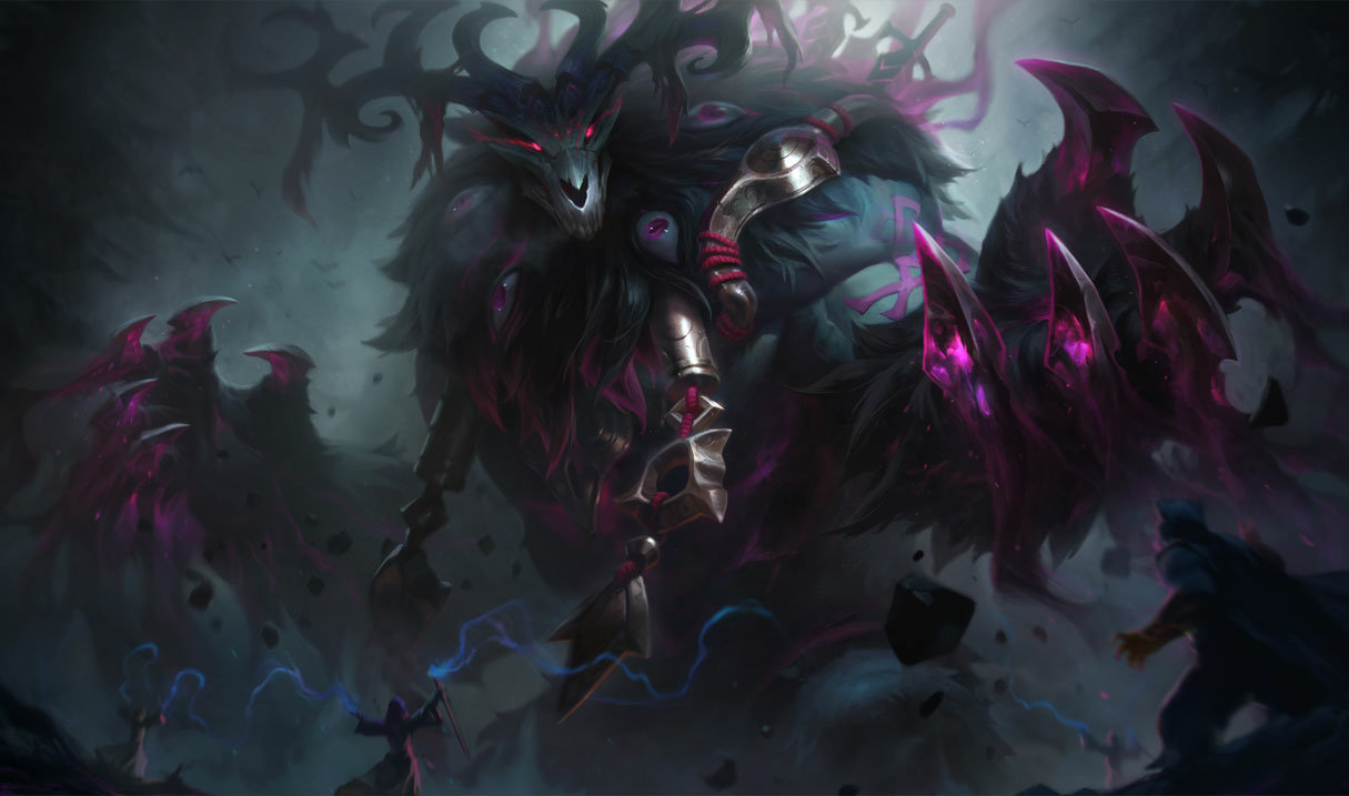 The Thousand-Pierced Bear (Volibear) splash art
