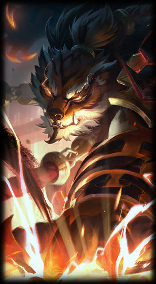 Inkshadow Volibear loading screen art