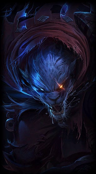Night Hunter Rengar loading screen art