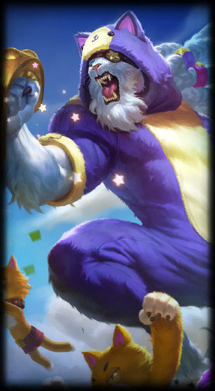 Pretty Kitty Rengar loading screen art