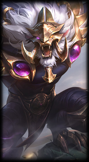 Victorious Rengar loading screen art