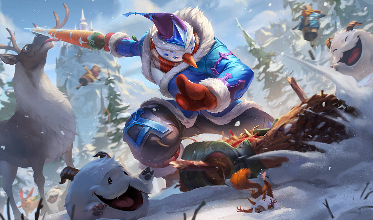 Snow Man Yi (Master Yi) splash art