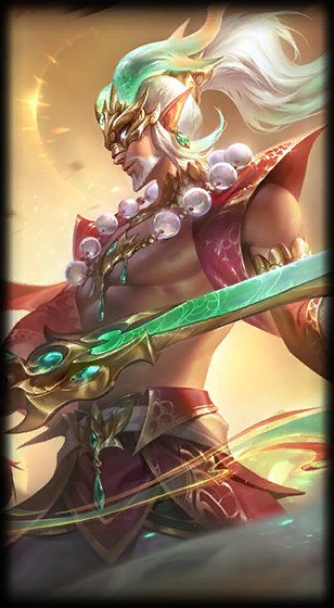 Heavenscale Master Yi loading screen art