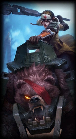Bear Cavalry Sejuani loading screen art