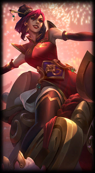 Firecracker Sejuani loading screen art