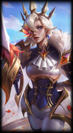 Battle Queen Fiora loading screen art
