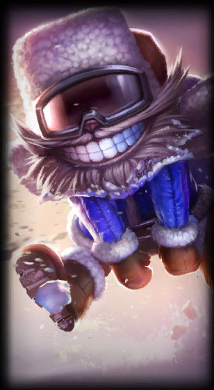 Snow Day Ziggs loading screen art
