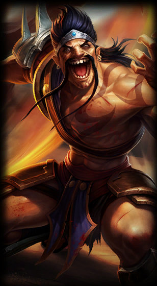 Gladiator Draven loading screen art