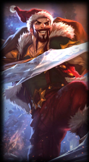Santa Draven loading screen art