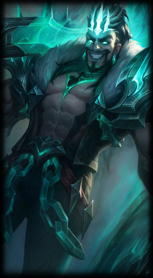 Ruined Draven loading screen art