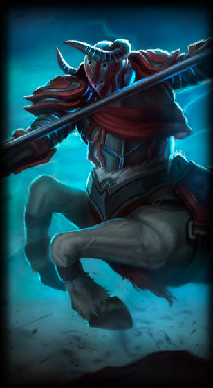 Blood Knight Hecarim loading screen art