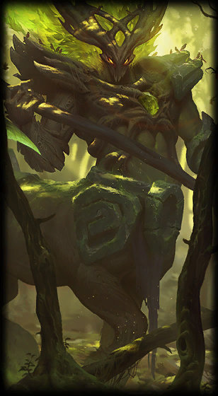 Elderwood Hecarim loading screen art
