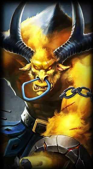 Golden Alistar loading screen art
