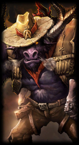 Longhorn Alistar loading screen art