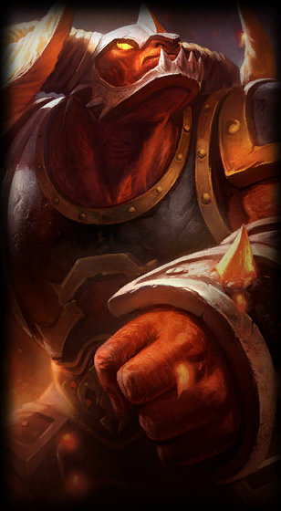 Infernal Alistar loading screen art