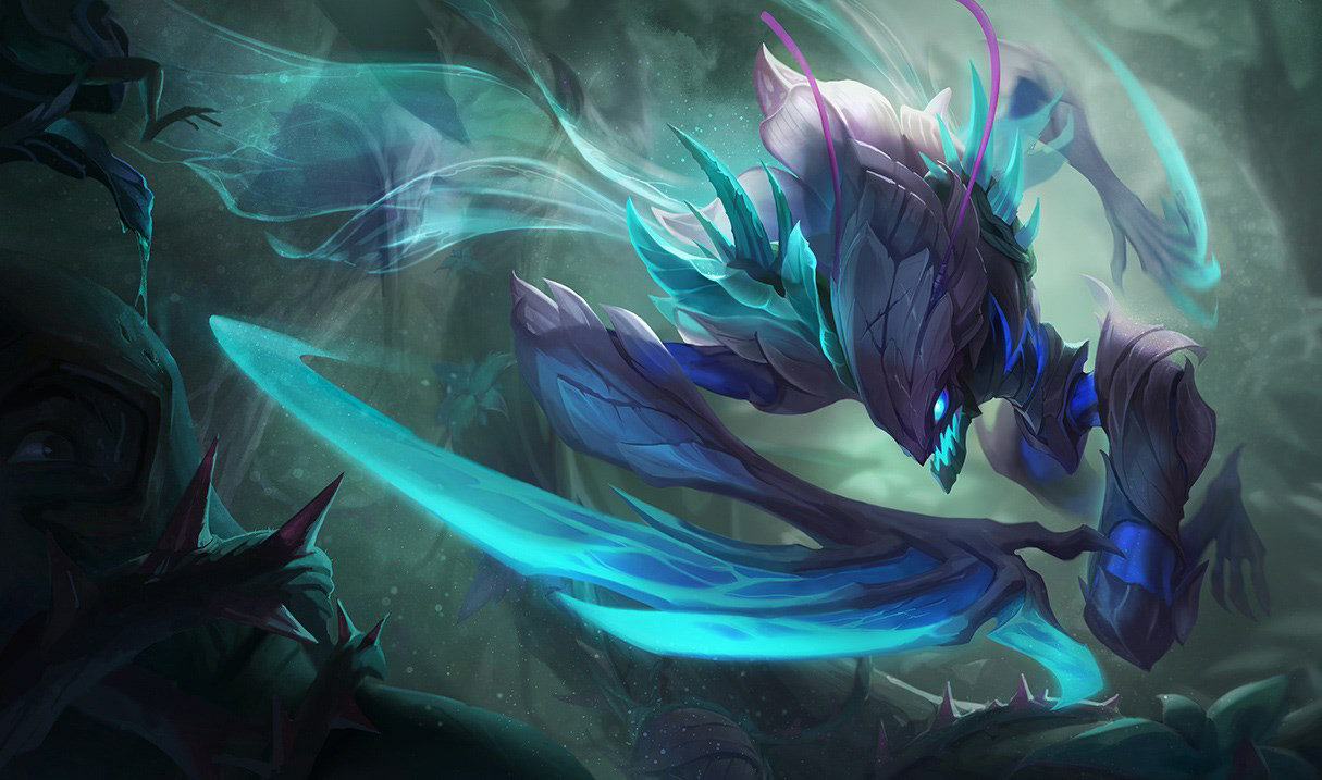 Death Blossom Kha'Zix splash art
