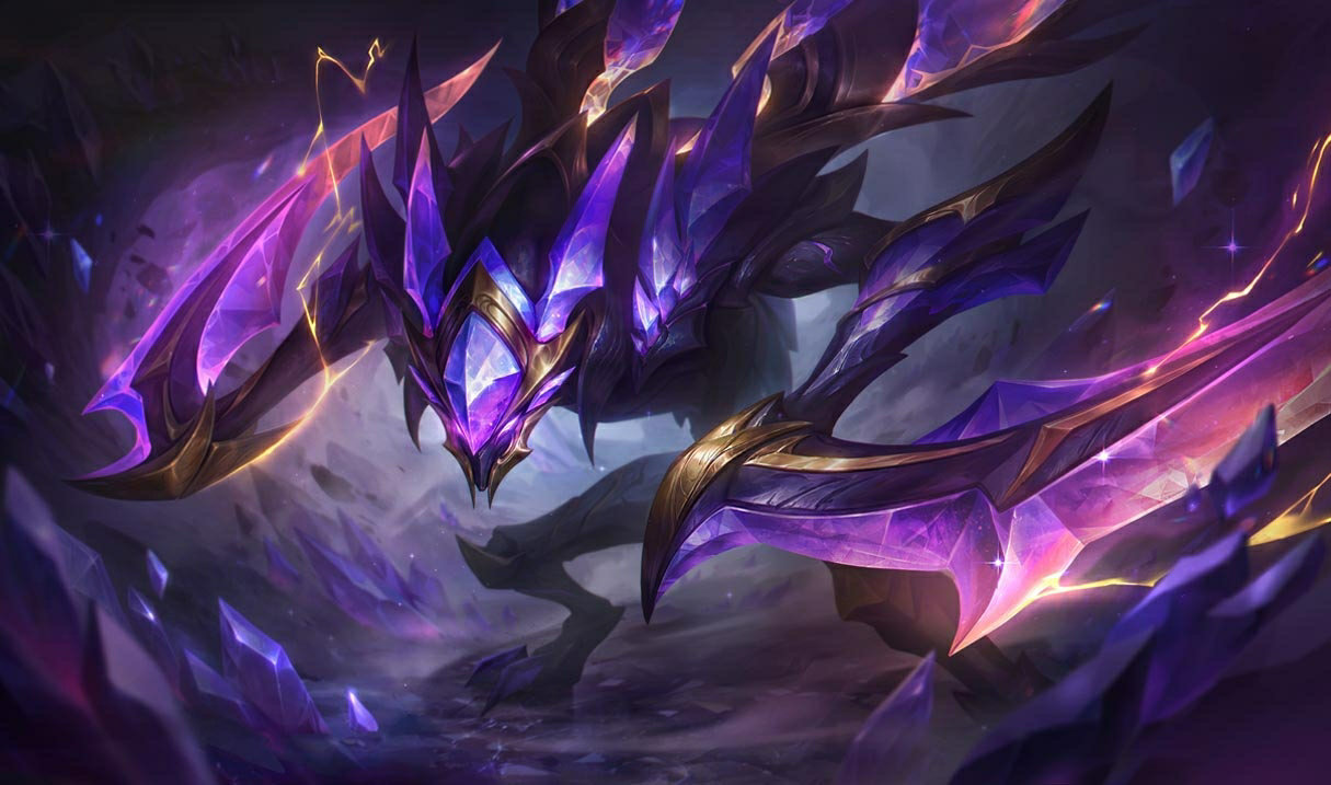 Crystalis Indomitus Kha'Zix splash art