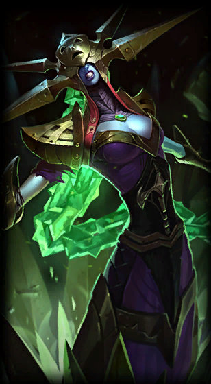 Blade Queen Lissandra loading screen art