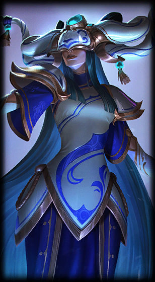Porcelain Lissandra loading screen art
