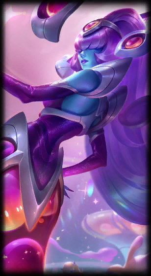 Space Groove Lissandra loading screen art