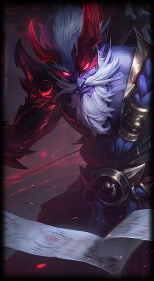 Blood Moon Ryze loading screen art