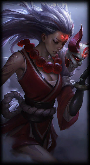 Blood Moon Diana loading screen art