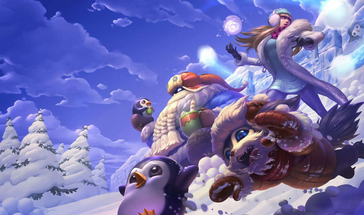 Snow Day Syndra splash art