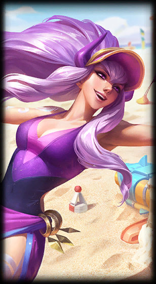 Pool Party Syndra loading screen art
