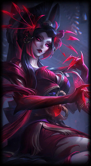 Blood Moon Zyra loading screen art