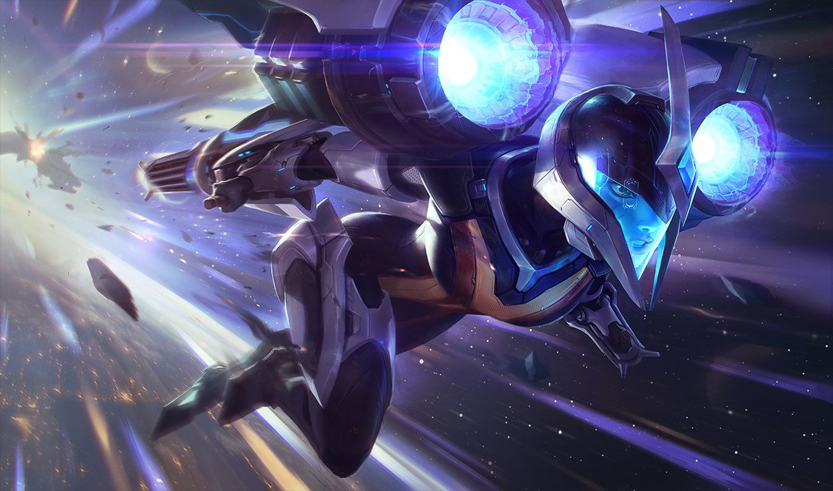 Bullet Angel Kai'Sa splash art