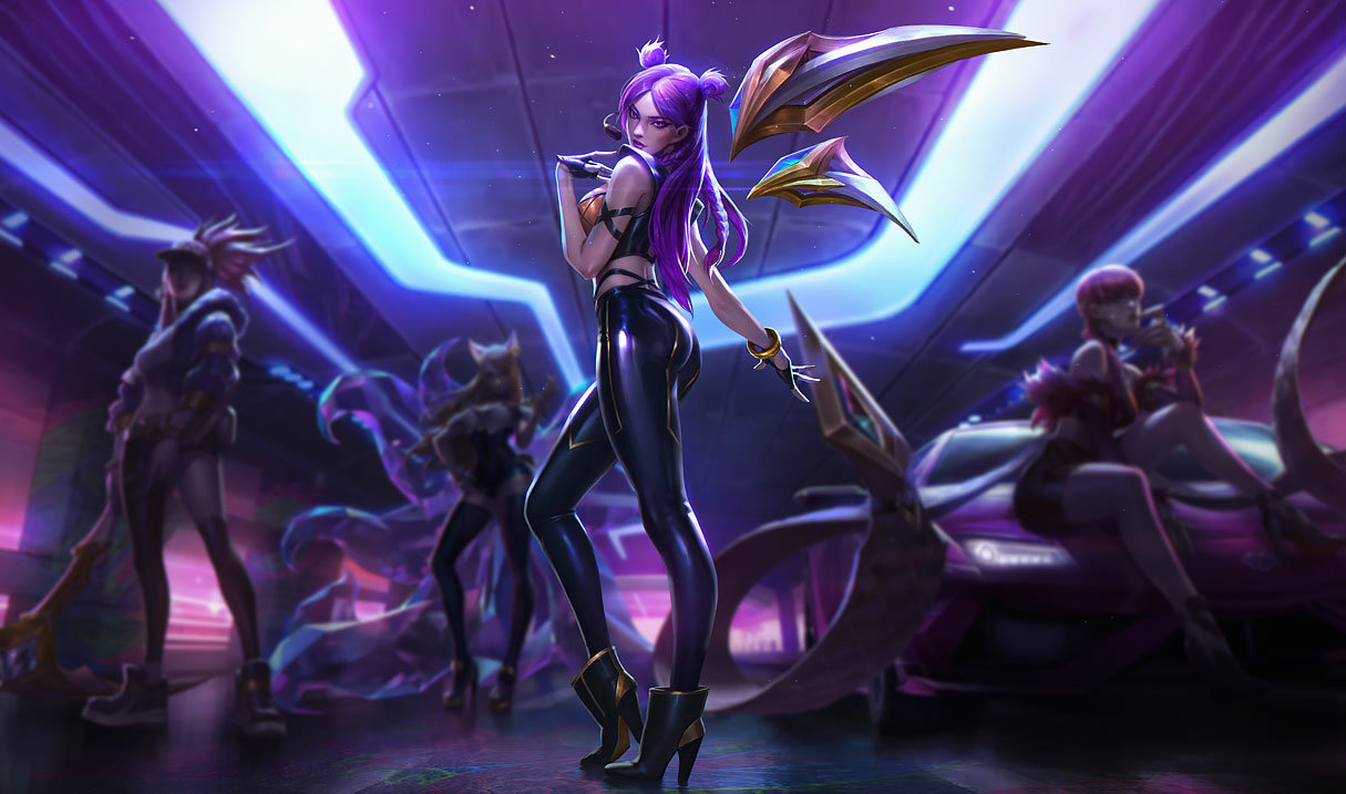 K/DA Kai'Sa splash art