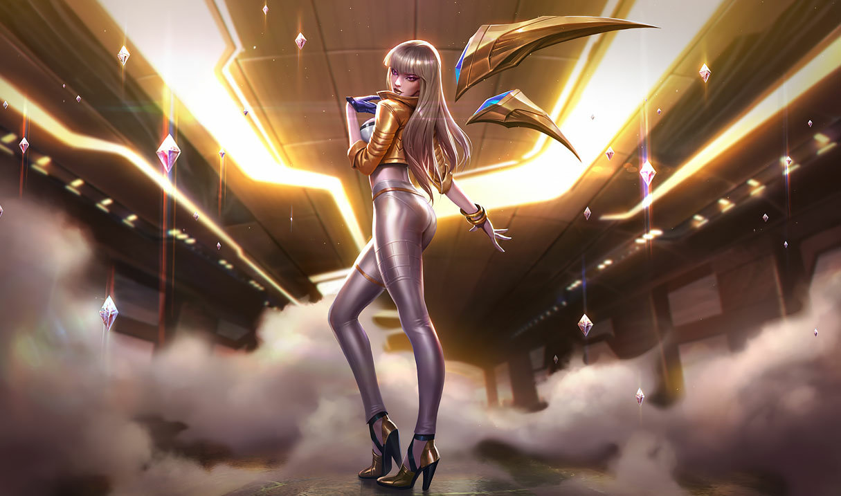 Prestige K/DA Kai'Sa splash art
