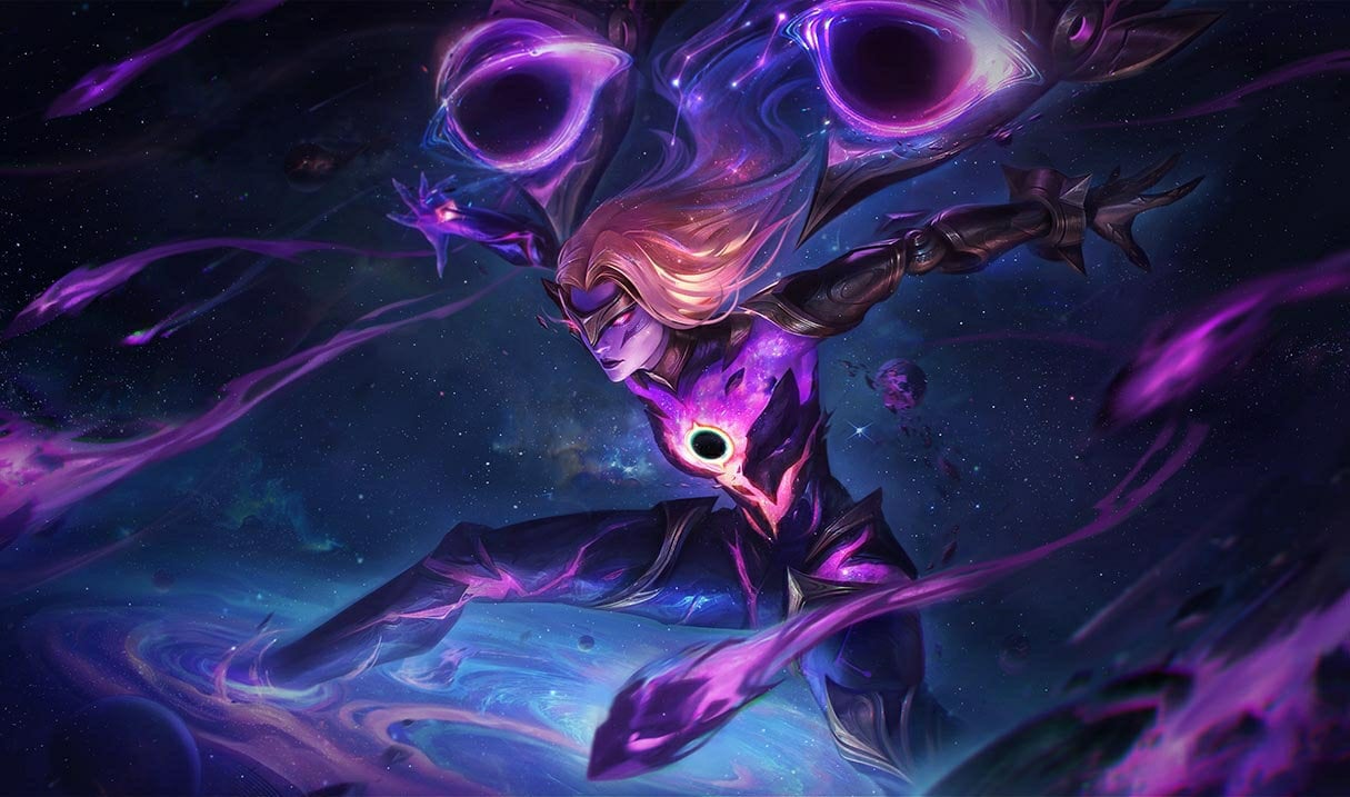 Dark Star Kai'Sa splash art