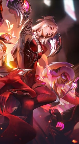 K/DA FIRESTARTER Kai'Sa loading screen art