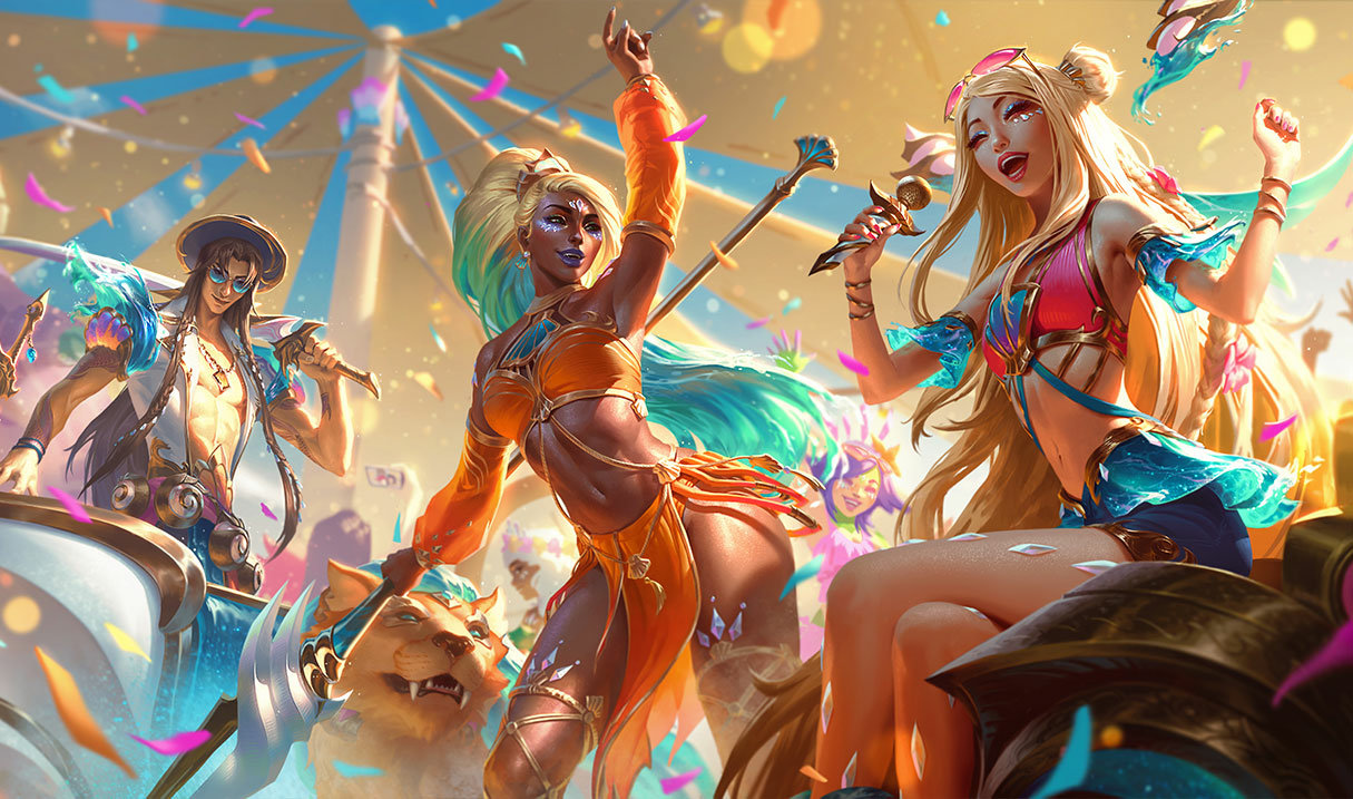 Ocean Song Seraphine splash art