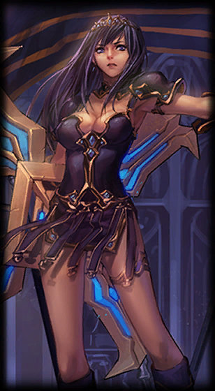 Warrior Princess Sivir loading screen art