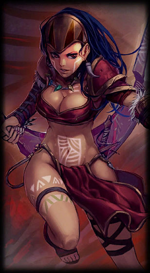 Huntress Sivir loading screen art