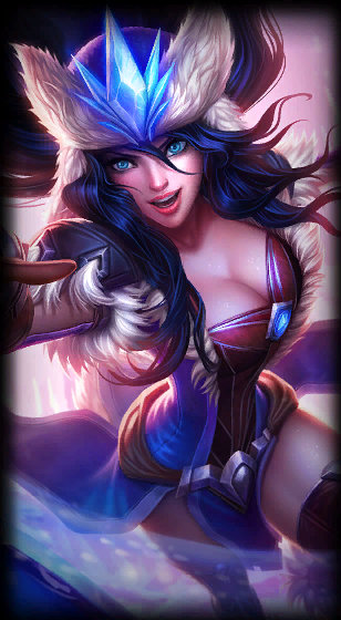 Snowstorm Sivir loading screen art