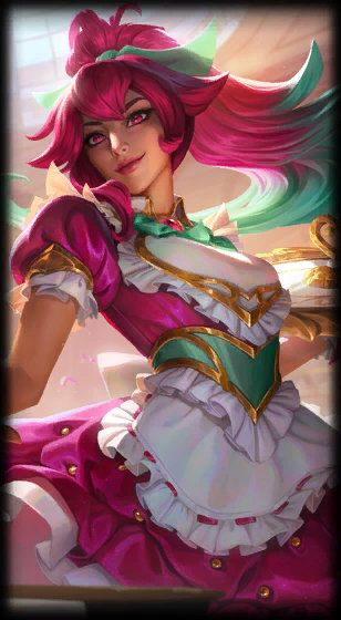 Cafe Cuties Sivir loading screen art