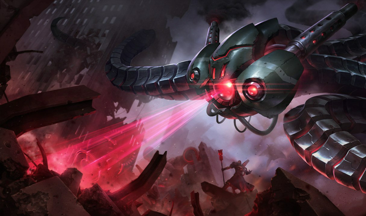 Battlecast Vel'Koz splash art