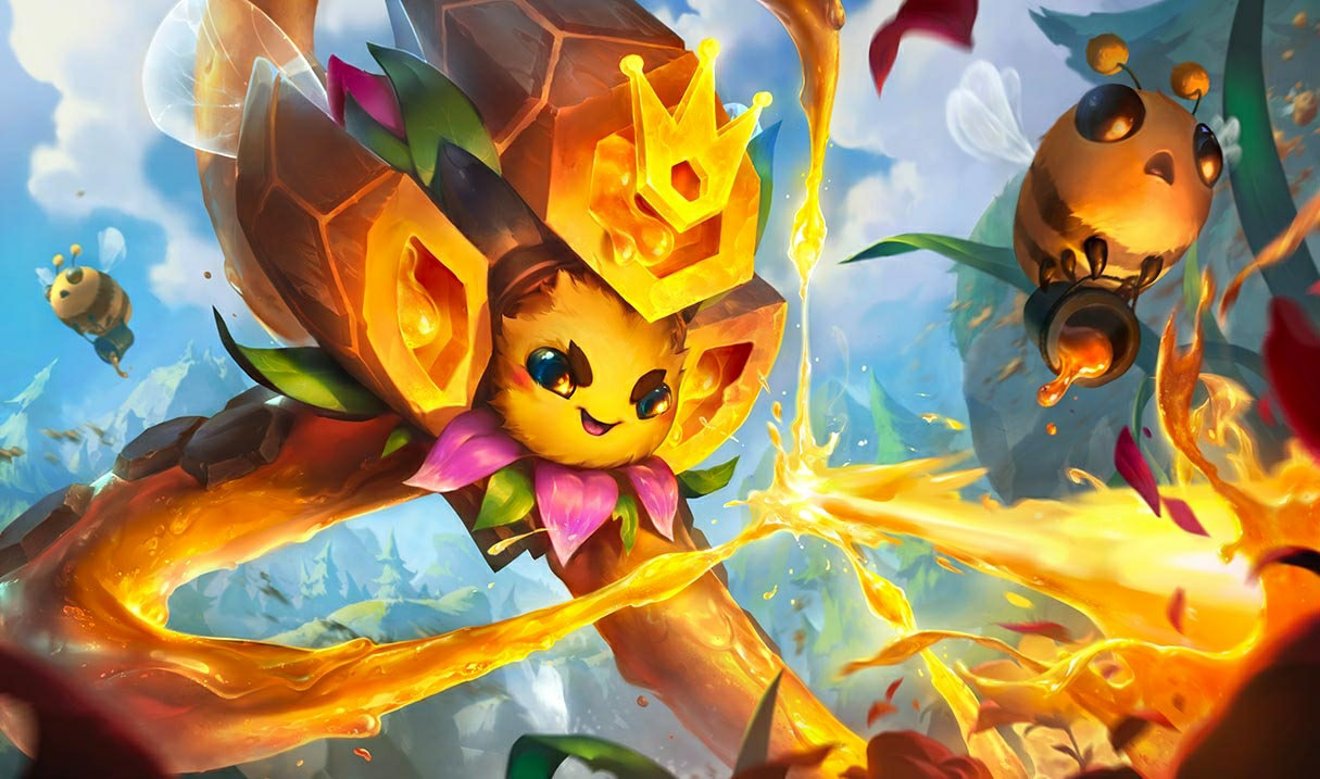 Bee'Koz (Vel'Koz) splash art