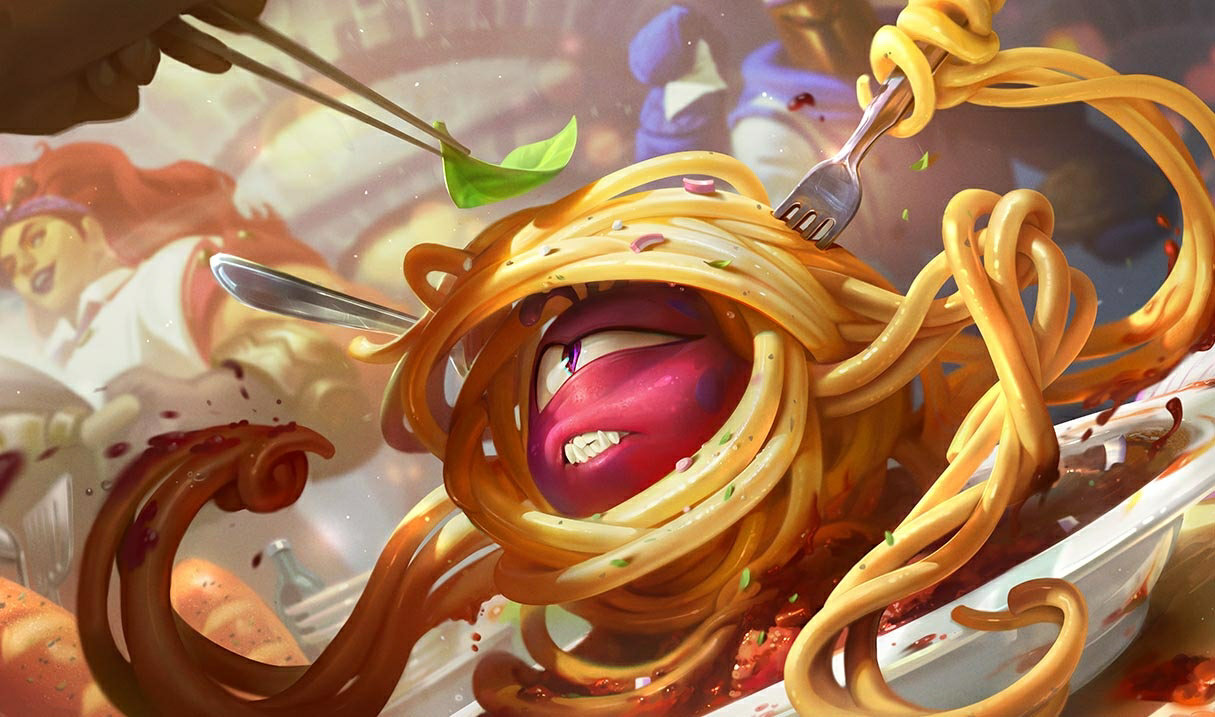 Spaghetti alla Vel'Koz splash art
