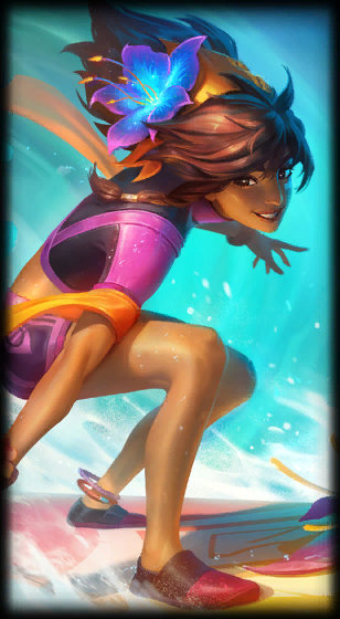 Pool Party Taliyah loading screen art